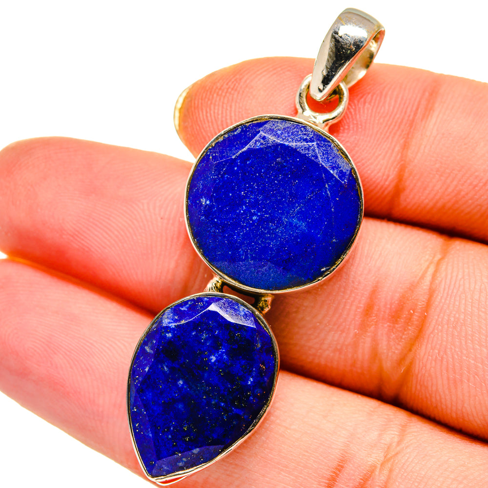 Lapis Lazuli Pendants handcrafted by Ana Silver Co - PD13927