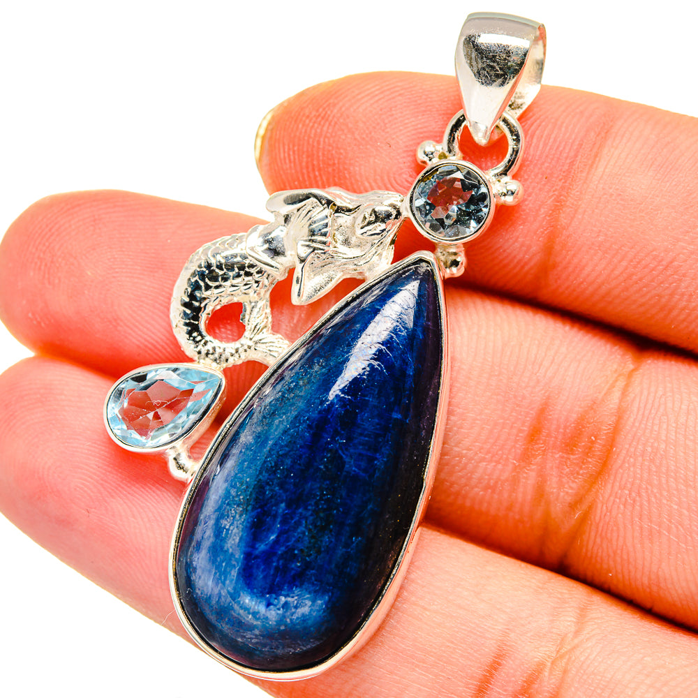 Kyanite Pendants handcrafted by Ana Silver Co - PD13933