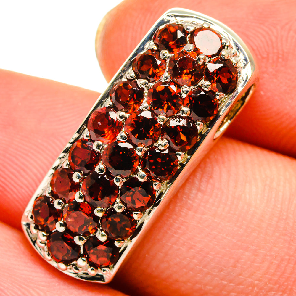 Garnet Pendants handcrafted by Ana Silver Co - PD13934