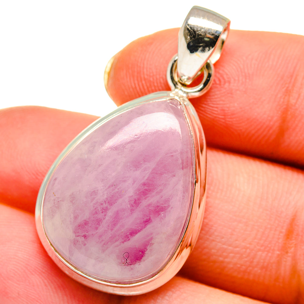 Kunzite Pendants handcrafted by Ana Silver Co - PD13937
