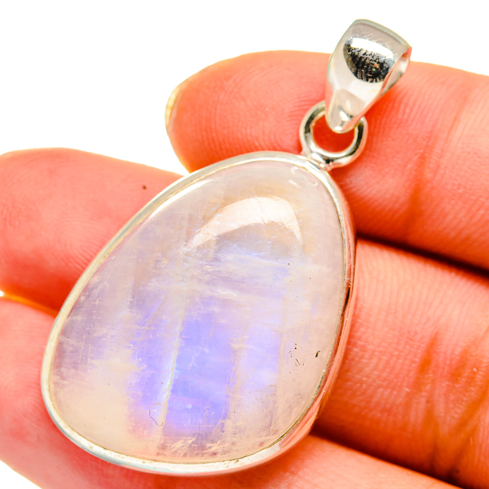 Rainbow Moonstone Pendants handcrafted by Ana Silver Co - PD13939
