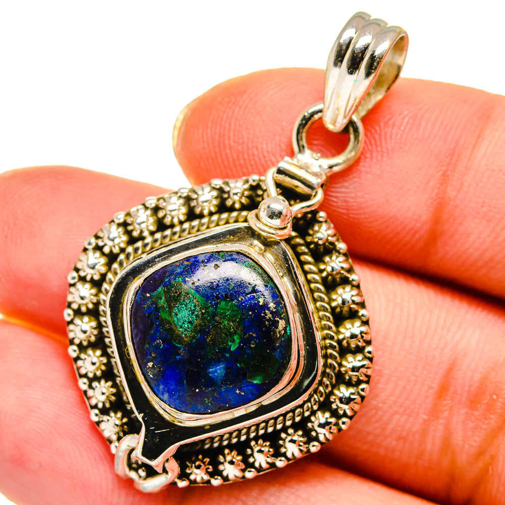 Azurite Pendants handcrafted by Ana Silver Co - PD13940