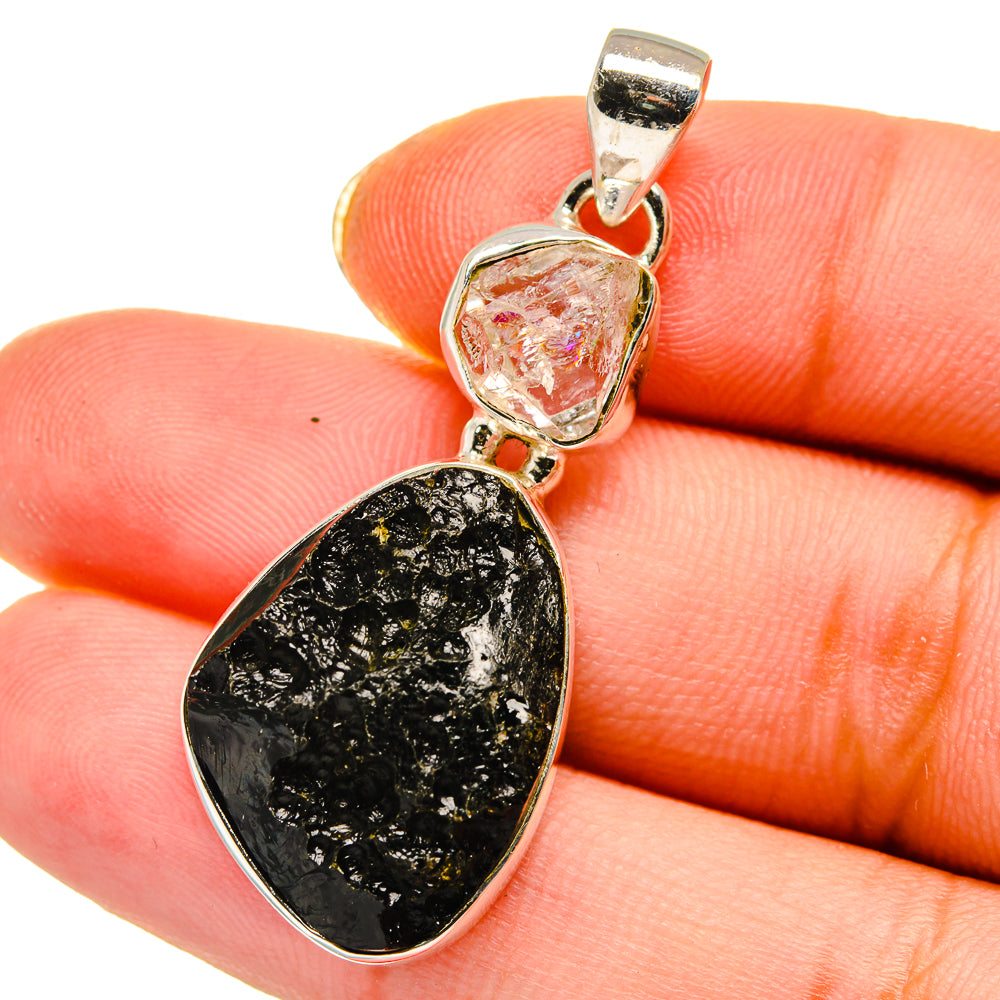 Tektite Pendants handcrafted by Ana Silver Co - PD13942