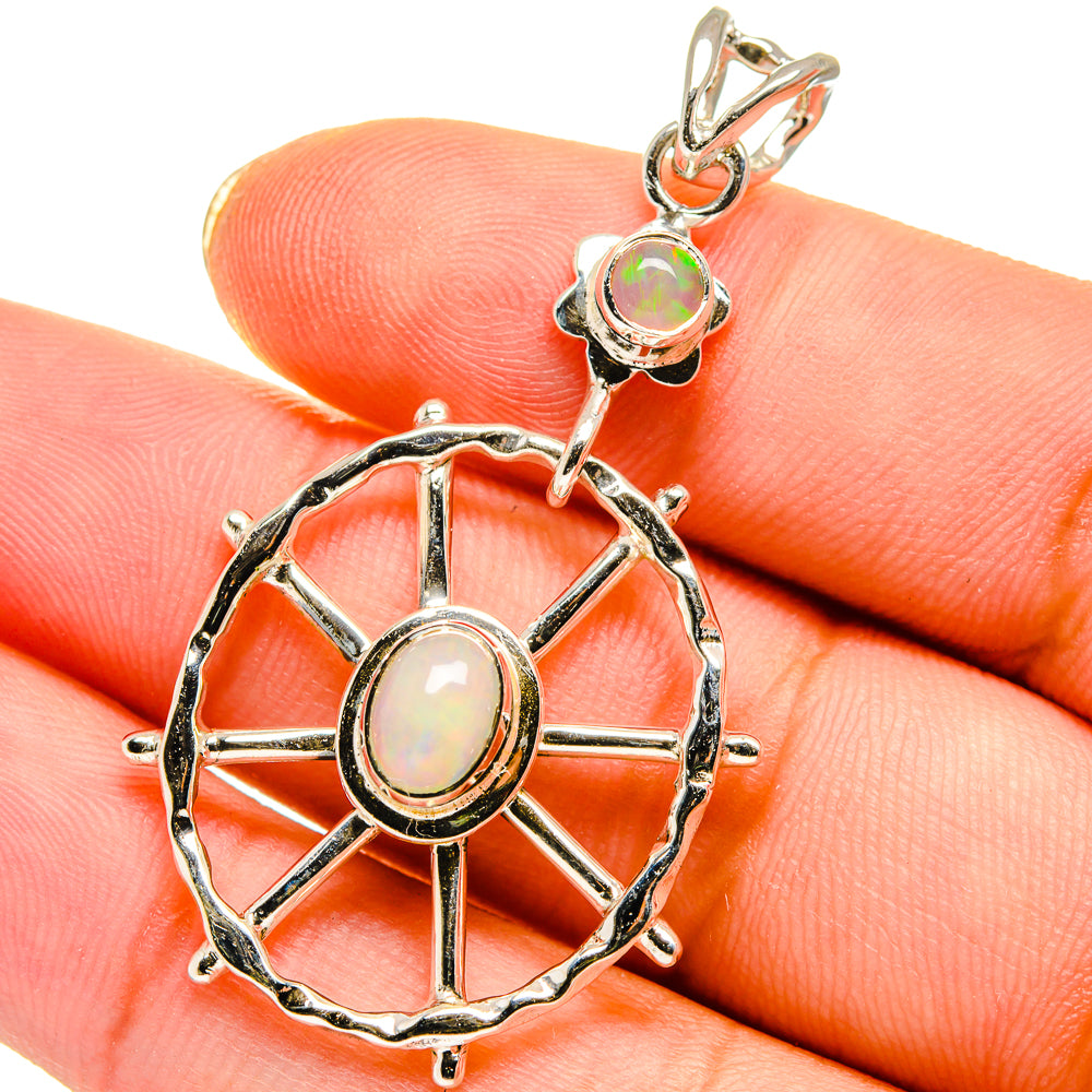 Ethiopian Opal Pendants handcrafted by Ana Silver Co - PD13945