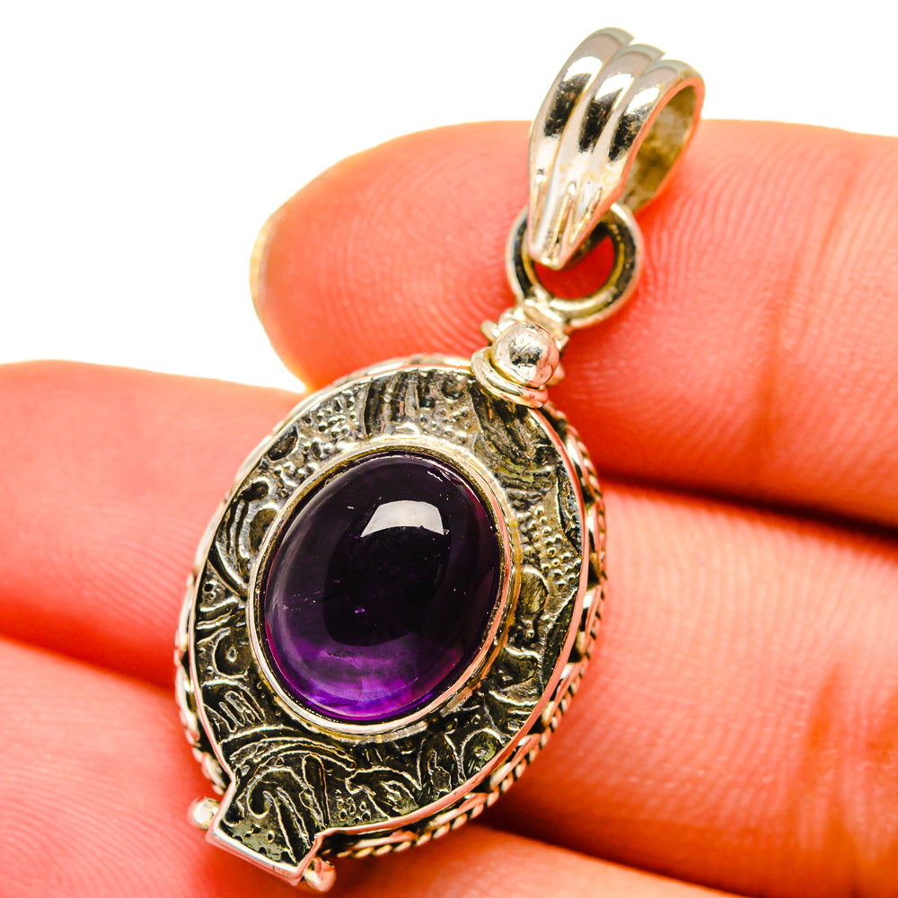 Amethyst Pendants handcrafted by Ana Silver Co - PD13948