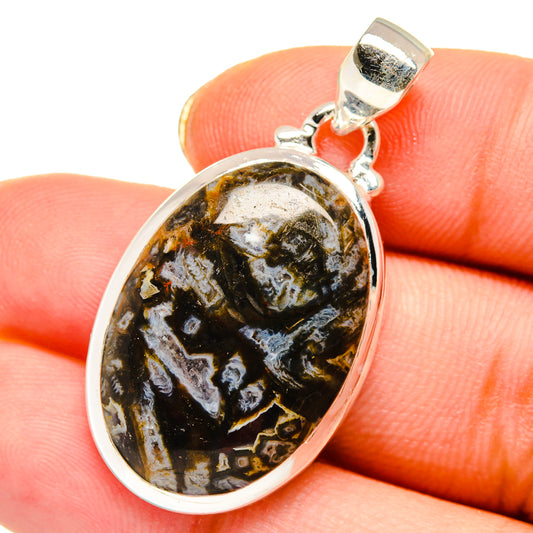 Turkish Tube Agate Pendants handcrafted by Ana Silver Co - PD13951