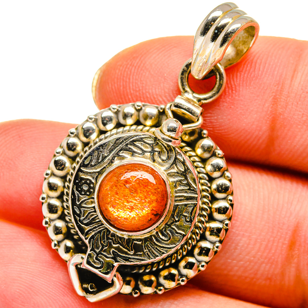 Sunstone Pendants handcrafted by Ana Silver Co - PD13954