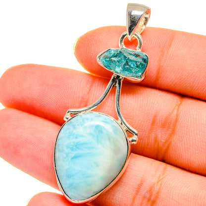 Larimar Pendants handcrafted by Ana Silver Co - PD13956