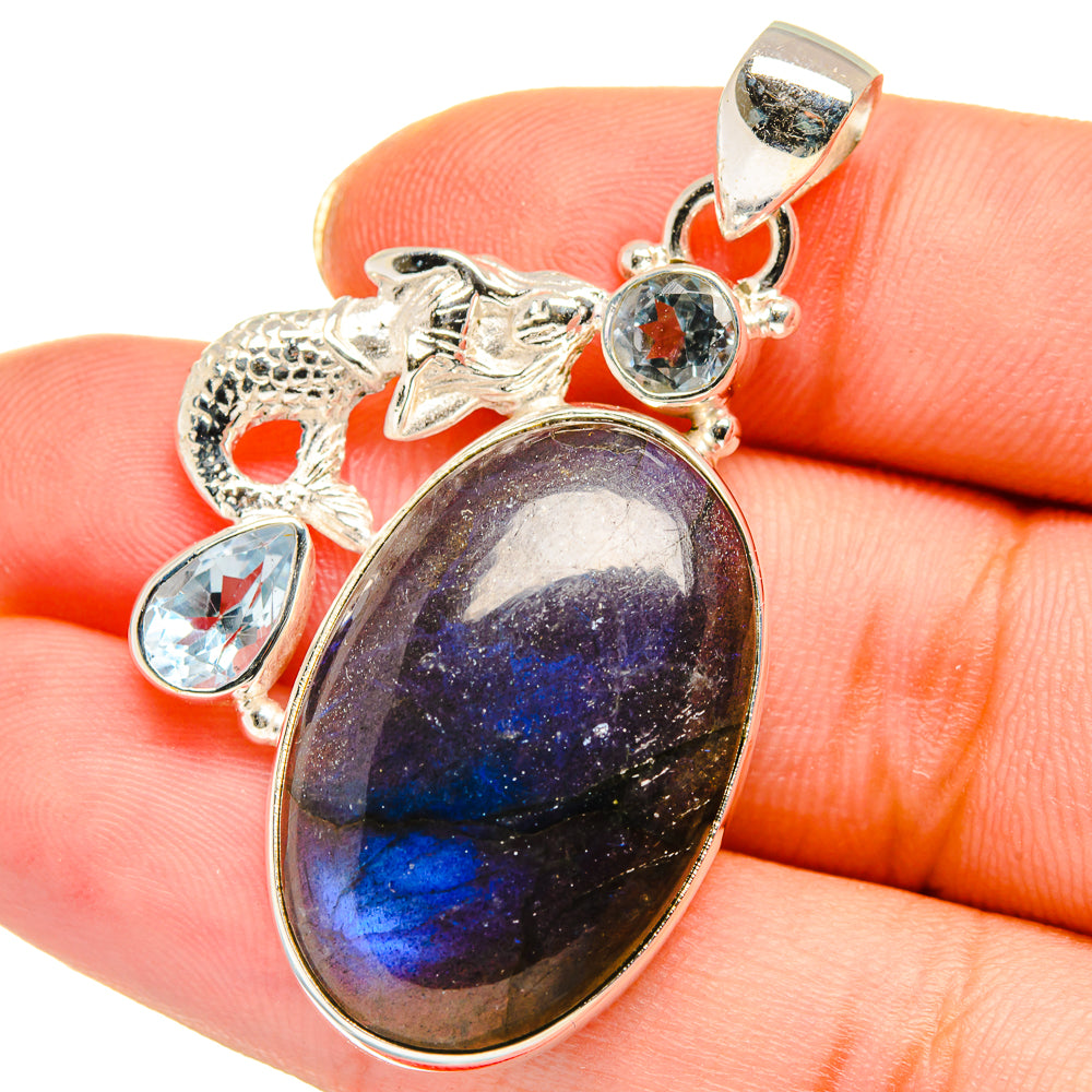 Labradorite Pendants handcrafted by Ana Silver Co - PD13957
