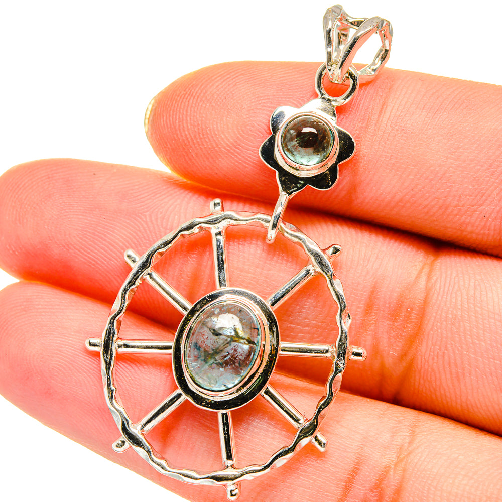 Aquamarine Pendants handcrafted by Ana Silver Co - PD13958