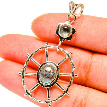 Aquamarine Pendants handcrafted by Ana Silver Co - PD13958