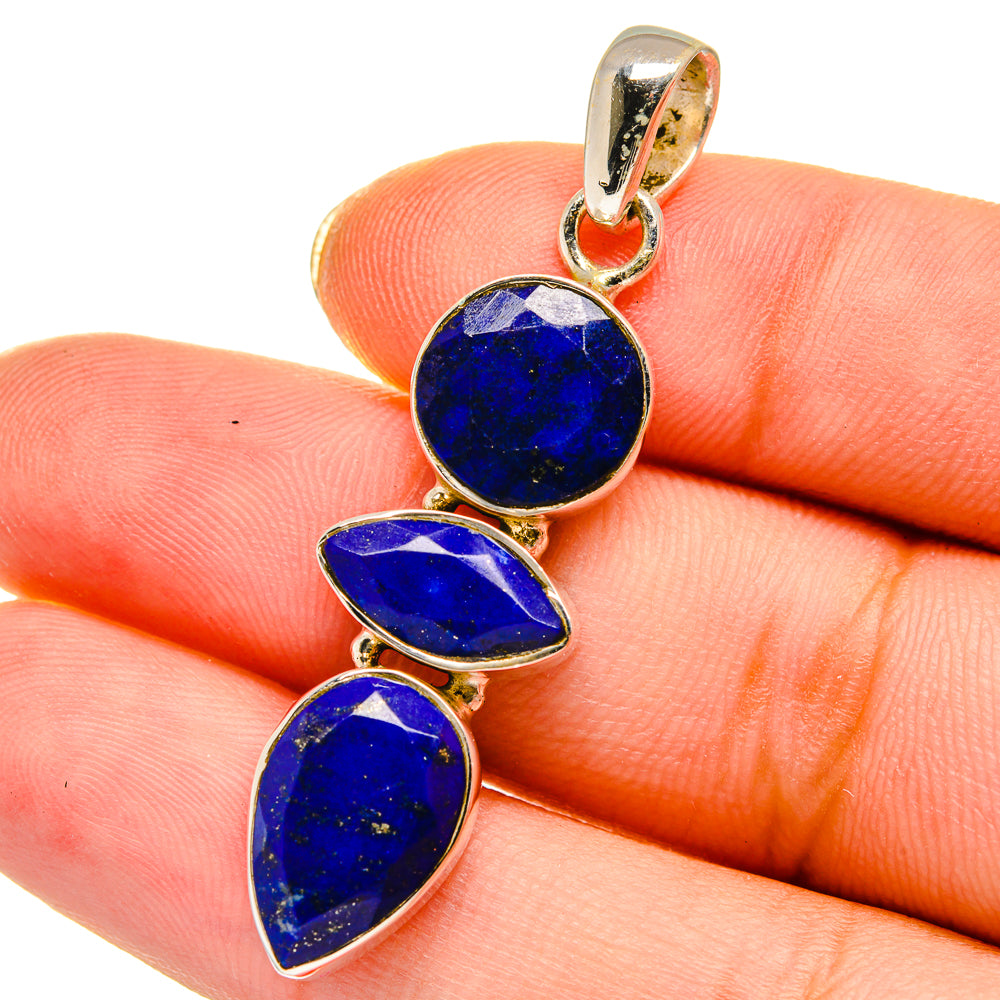 Lapis Lazuli Pendants handcrafted by Ana Silver Co - PD13967