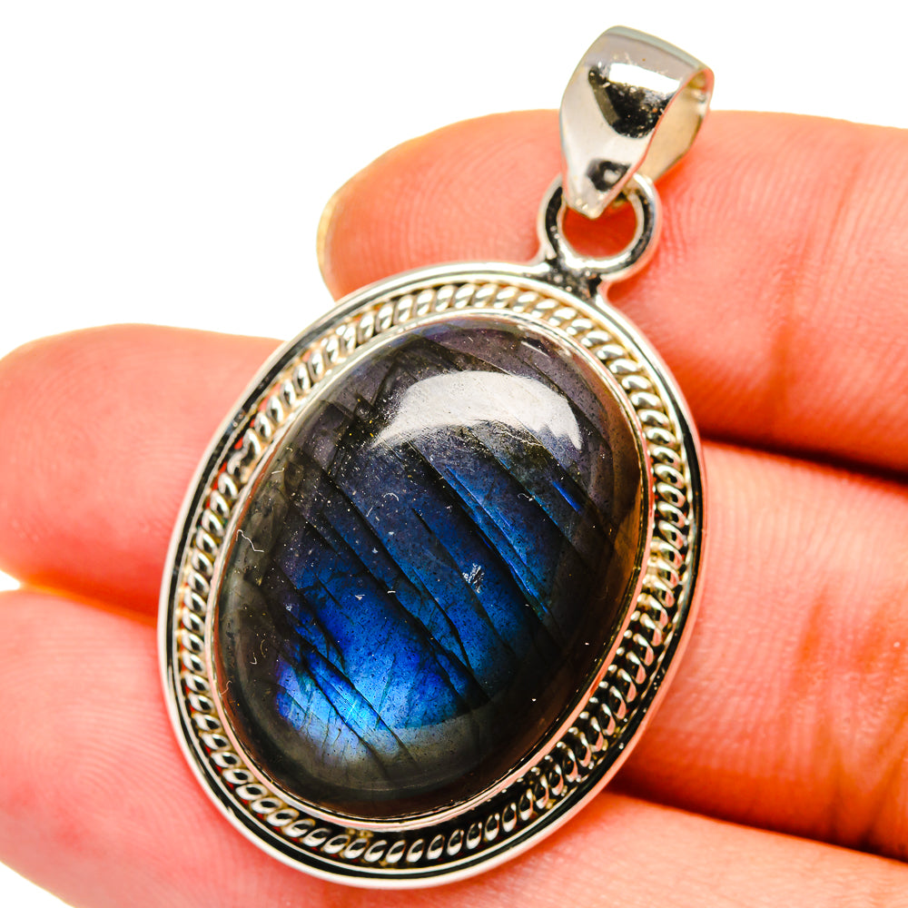 Labradorite Pendants handcrafted by Ana Silver Co - PD13988