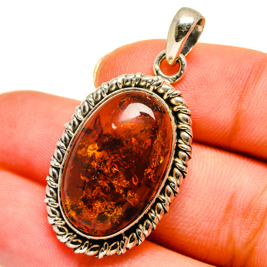 Baltic Amber Pendants handcrafted by Ana Silver Co - PD13990