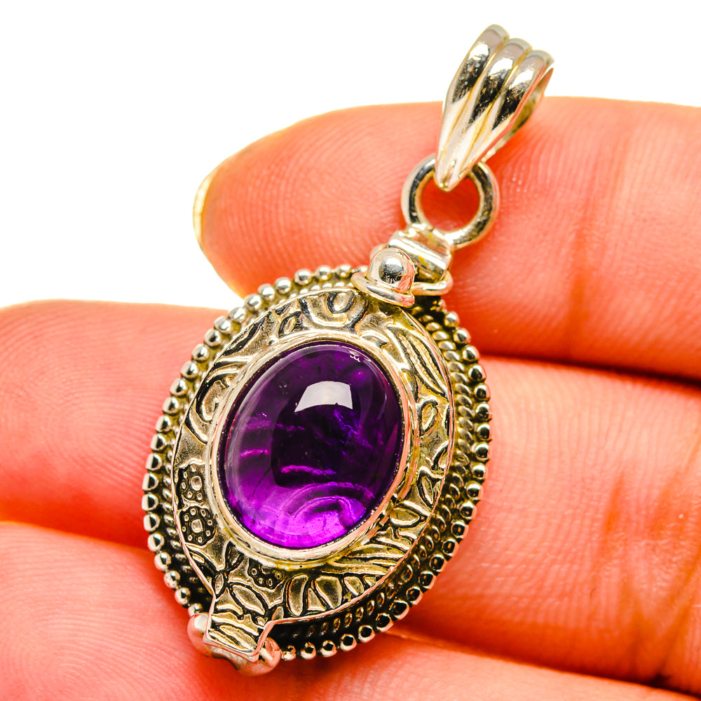 Amethyst Pendants handcrafted by Ana Silver Co - PD13993