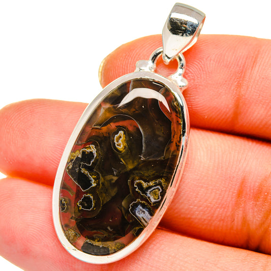 Turkish Tube Agate Pendants handcrafted by Ana Silver Co - PD13996