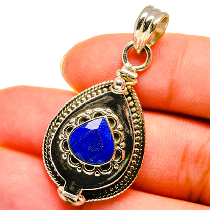 Lapis Lazuli Pendants handcrafted by Ana Silver Co - PD14012