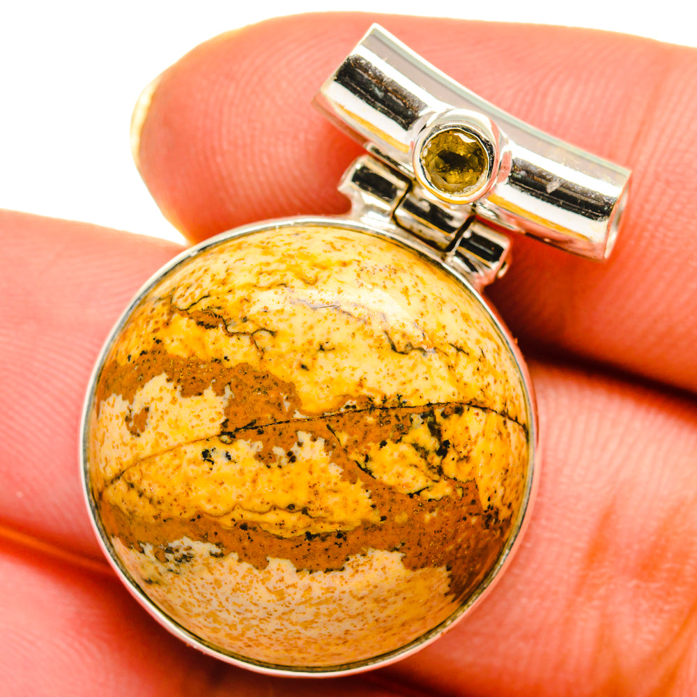 Picture Jasper Pendants handcrafted by Ana Silver Co - PD14021