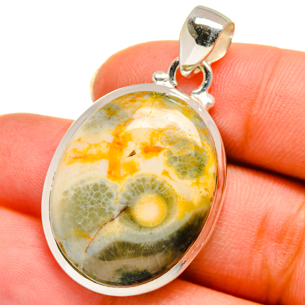 Ocean Jasper Pendants handcrafted by Ana Silver Co - PD14028