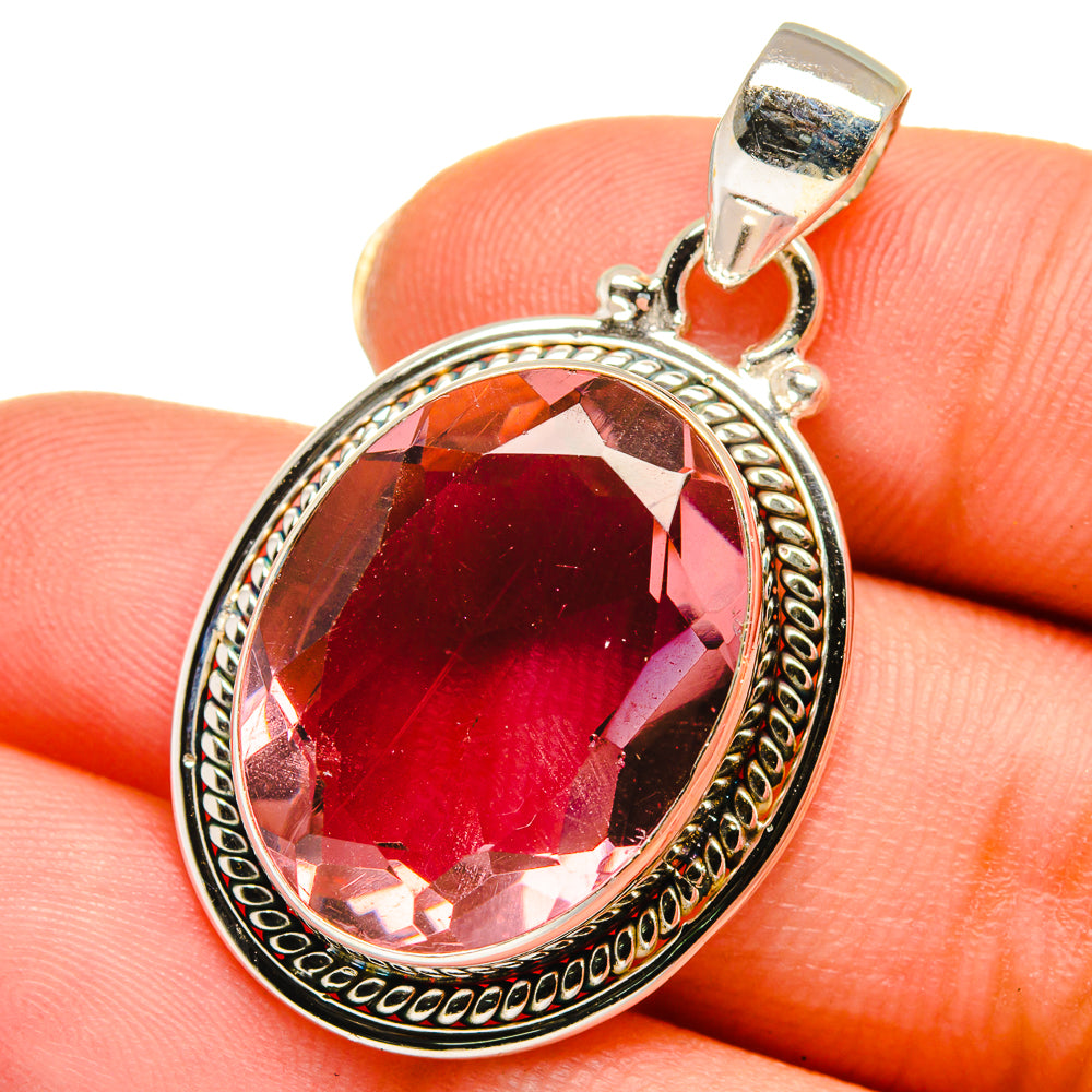 Color Change Alexandrite (lab.) Pendants handcrafted by Ana Silver Co - PD14051
