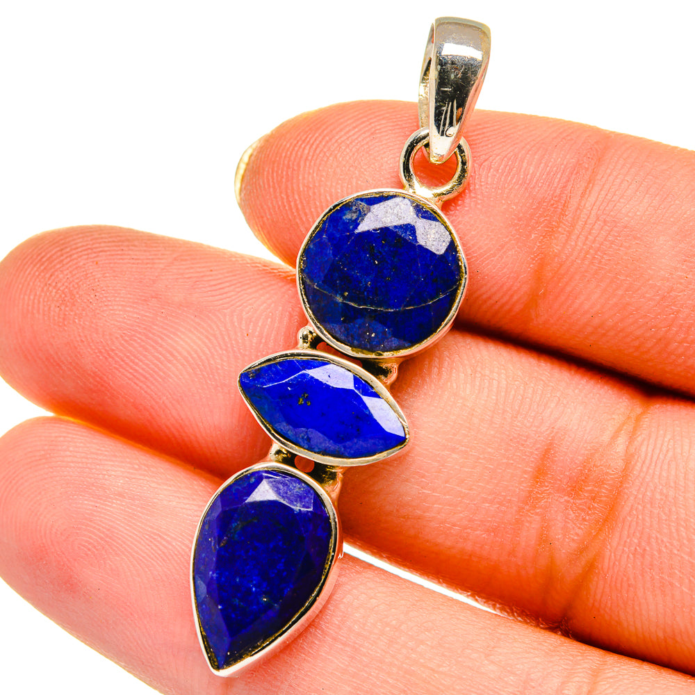 Lapis Lazuli Pendants handcrafted by Ana Silver Co - PD14063