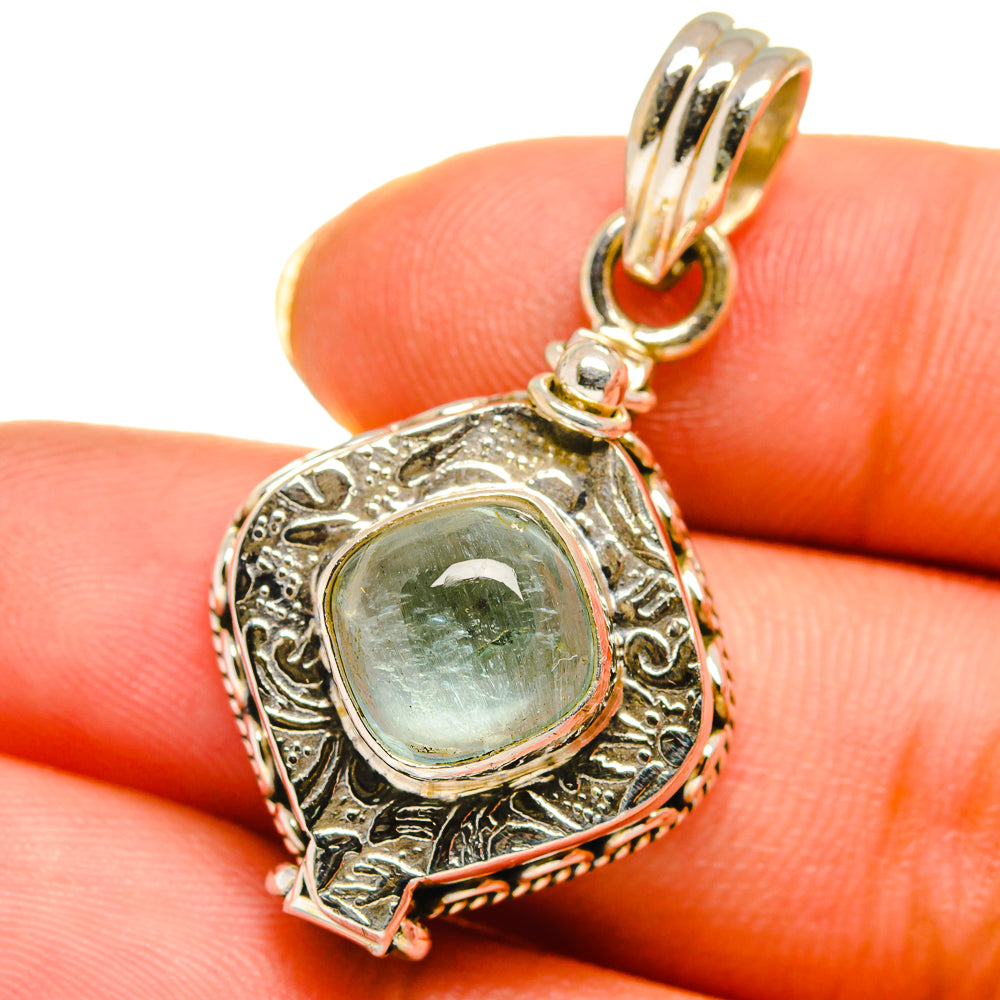 Aquamarine Pendants handcrafted by Ana Silver Co - PD14067