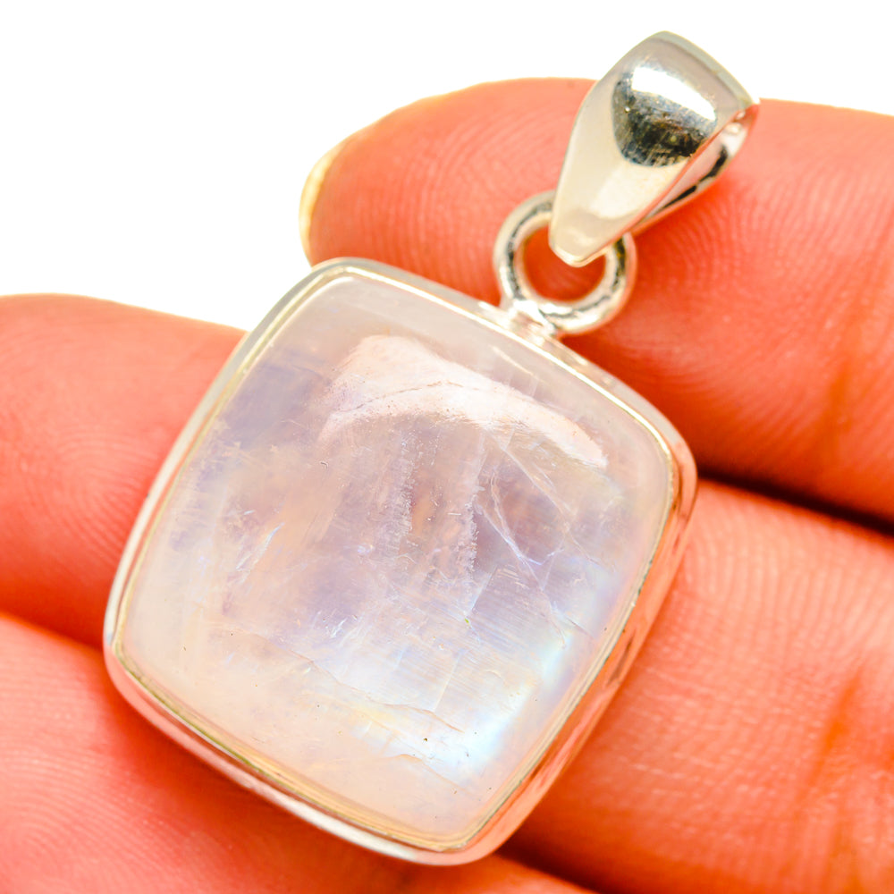 Rainbow Moonstone Pendants handcrafted by Ana Silver Co - PD14071