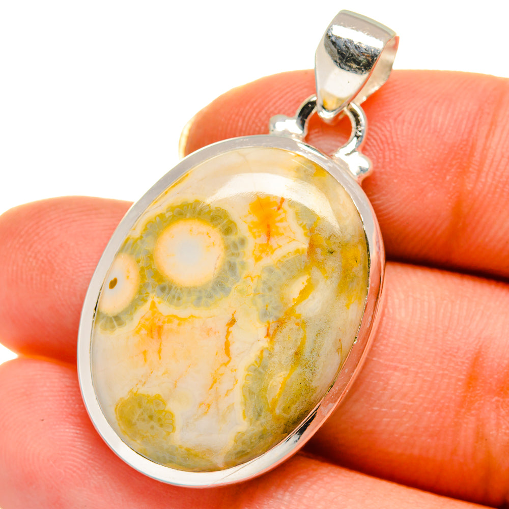 Ocean Jasper Pendants handcrafted by Ana Silver Co - PD14072