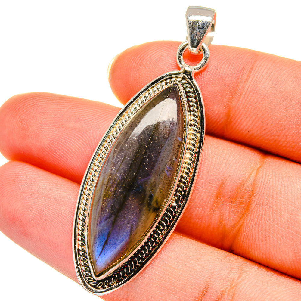 Labradorite Pendants handcrafted by Ana Silver Co - PD14086