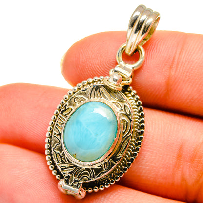 Larimar Pendants handcrafted by Ana Silver Co - PD14093