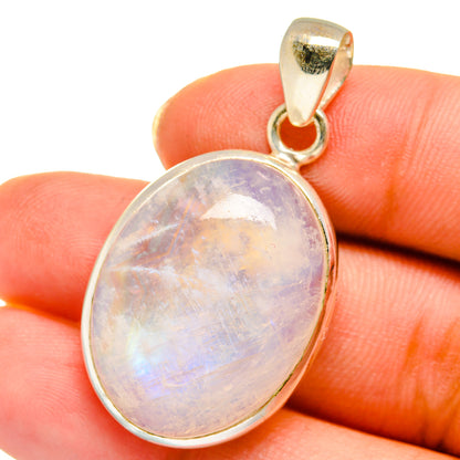 Rainbow Moonstone Pendants handcrafted by Ana Silver Co - PD14112