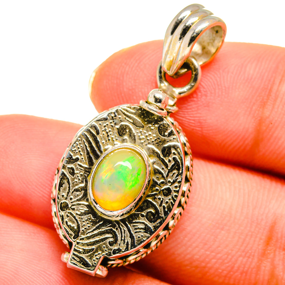 Ethiopian Opal Pendants handcrafted by Ana Silver Co - PD14120