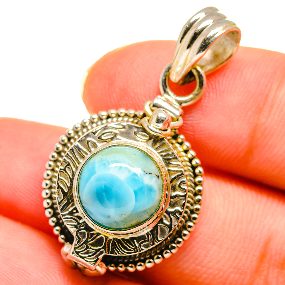 Larimar Pendants handcrafted by Ana Silver Co - PD14127