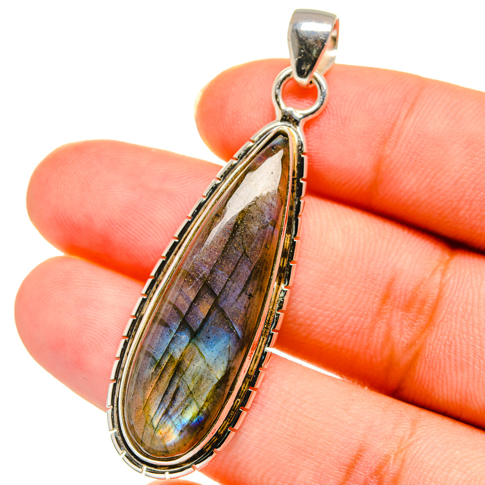 Labradorite Pendants handcrafted by Ana Silver Co - PD14136