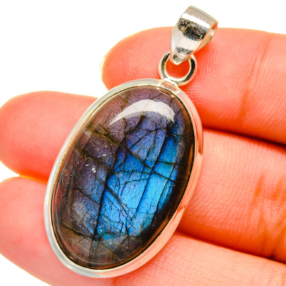 Labradorite Pendants handcrafted by Ana Silver Co - PD14141