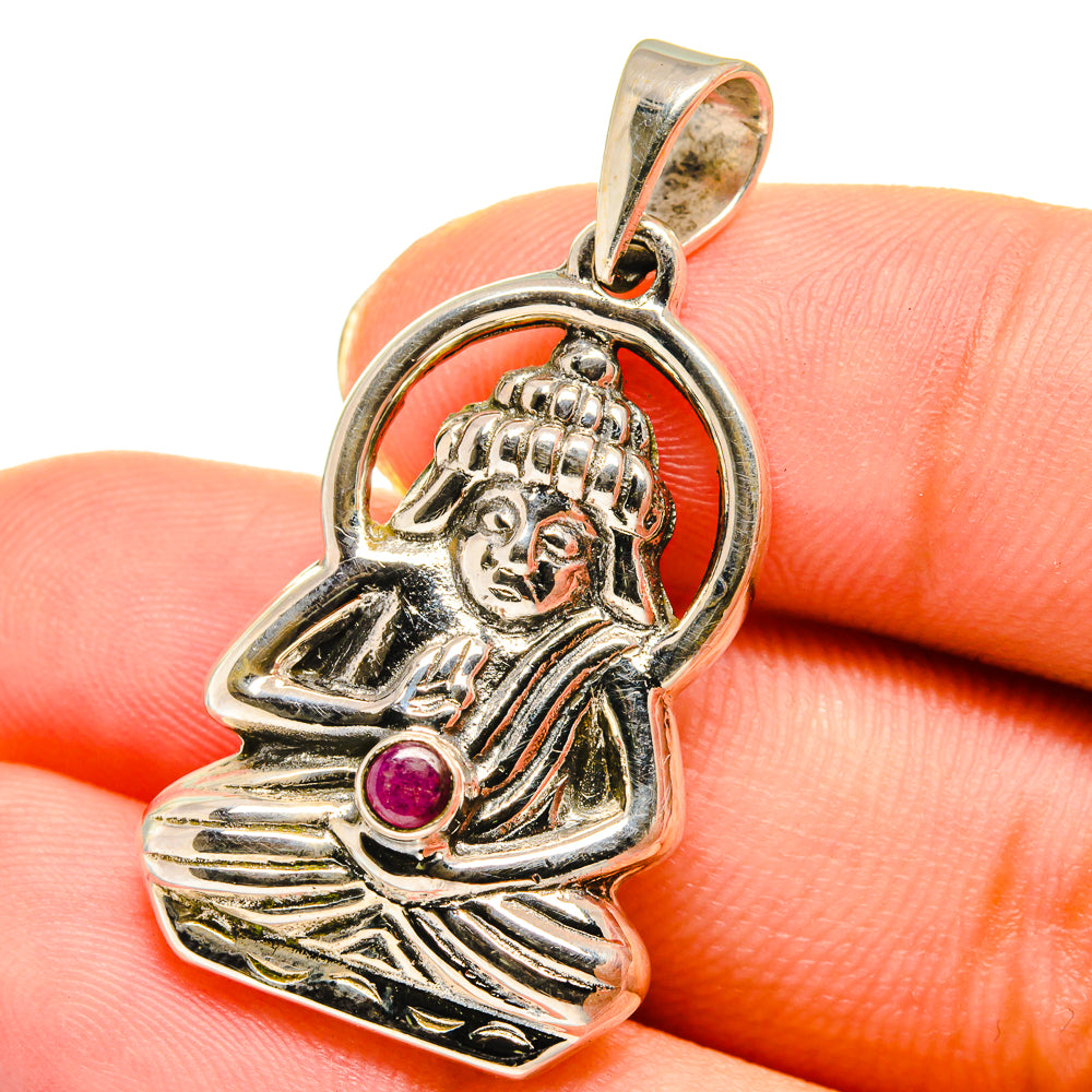 Pink Tourmaline Pendants handcrafted by Ana Silver Co - PD14142