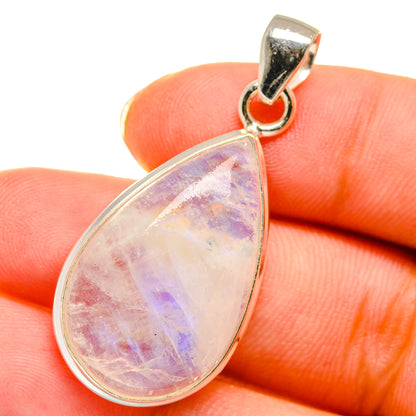 Rainbow Moonstone Pendants handcrafted by Ana Silver Co - PD14147