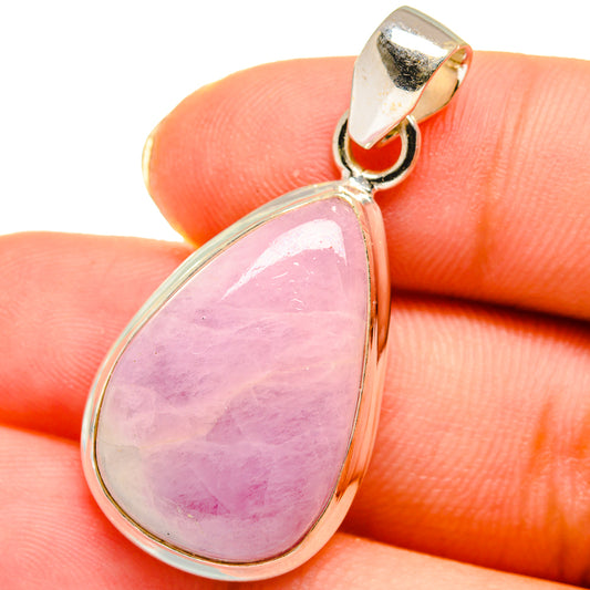 Kunzite Pendants handcrafted by Ana Silver Co - PD14153