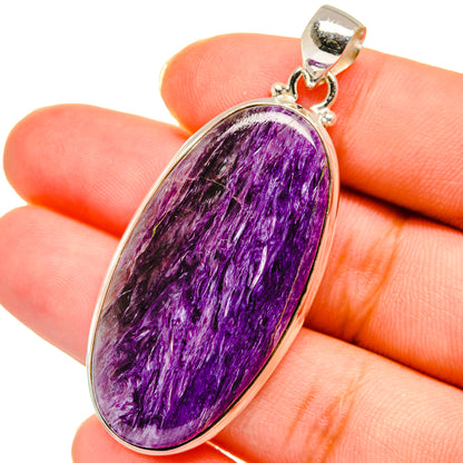 Charoite Pendants handcrafted by Ana Silver Co - PD14154