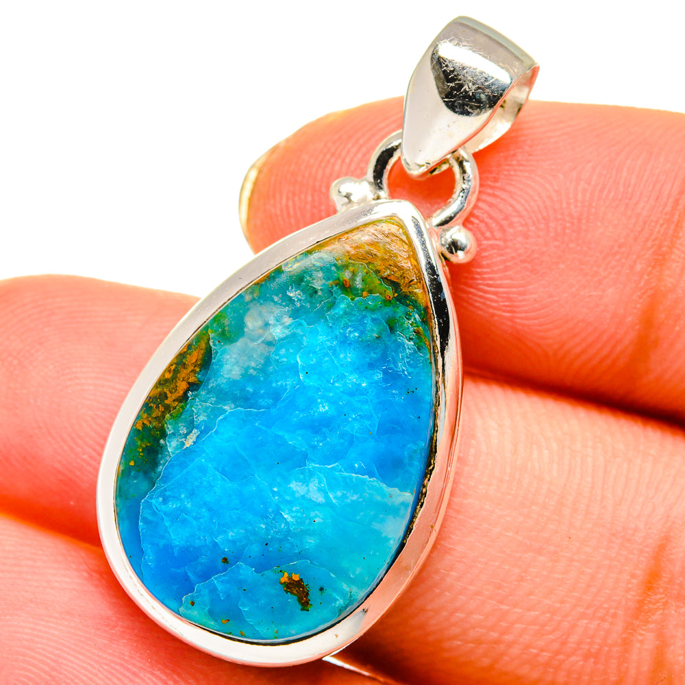 Peruvian Opal Pendants handcrafted by Ana Silver Co - PD14155