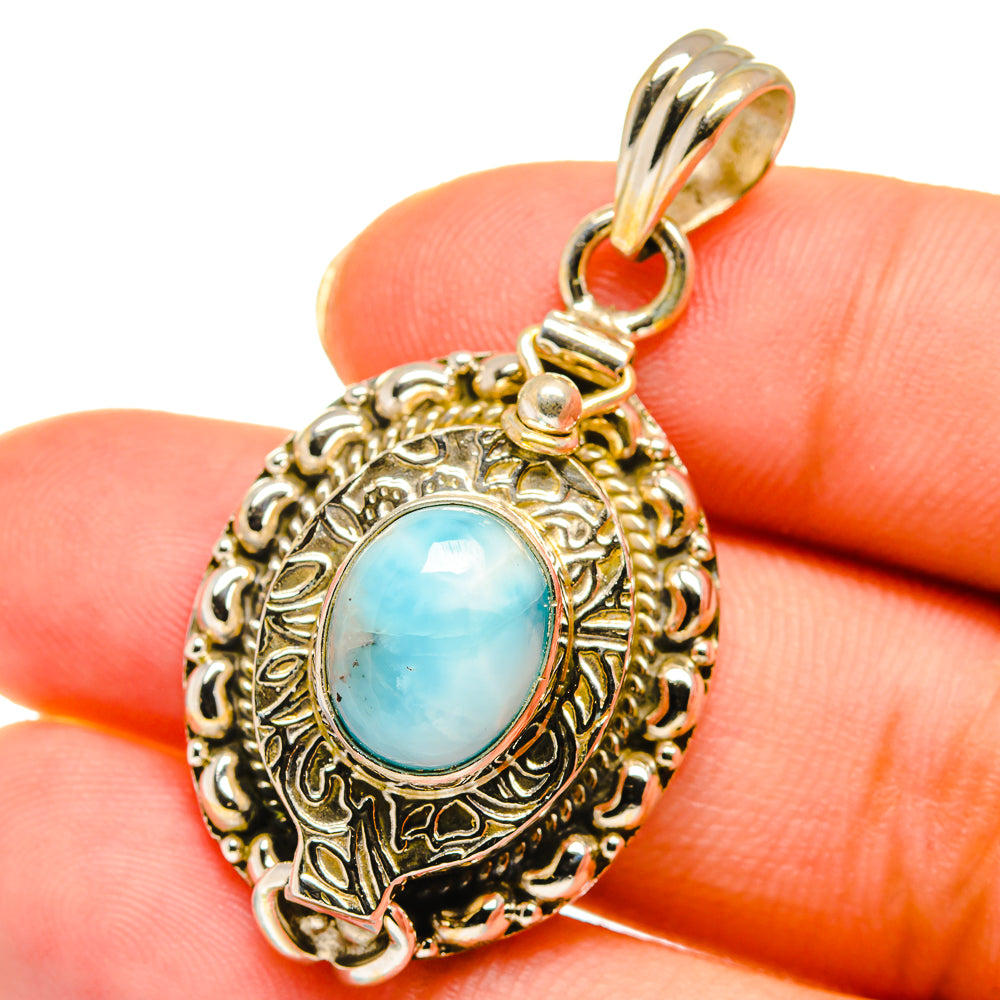 Larimar Pendants handcrafted by Ana Silver Co - PD14166