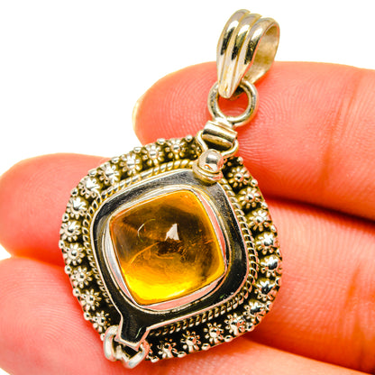 Citrine Pendants handcrafted by Ana Silver Co - PD14167