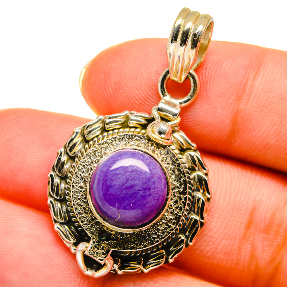 Charoite Pendants handcrafted by Ana Silver Co - PD14170