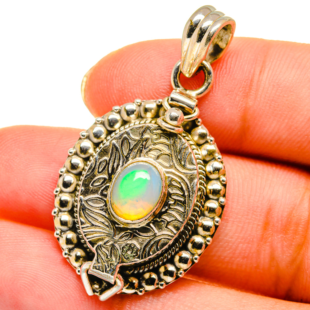 Ethiopian Opal Pendants handcrafted by Ana Silver Co - PD14184