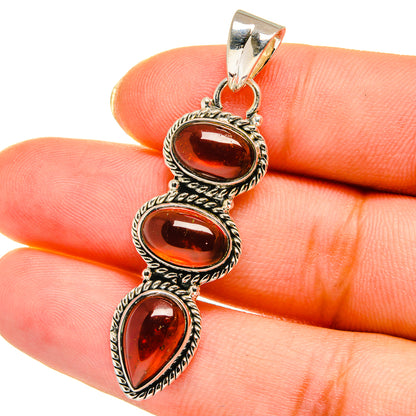 Carnelian Pendants handcrafted by Ana Silver Co - PD14185
