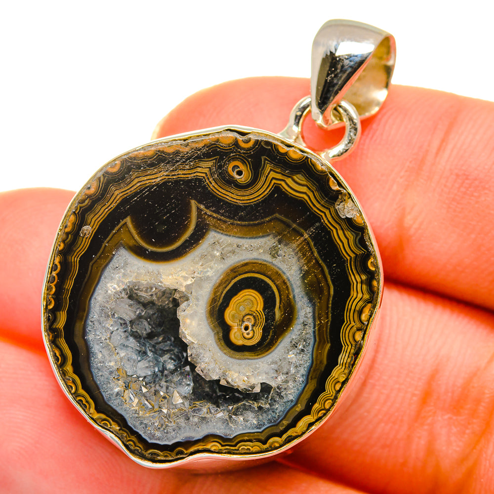 Schalenblende Druzy Pendants handcrafted by Ana Silver Co - PD14190