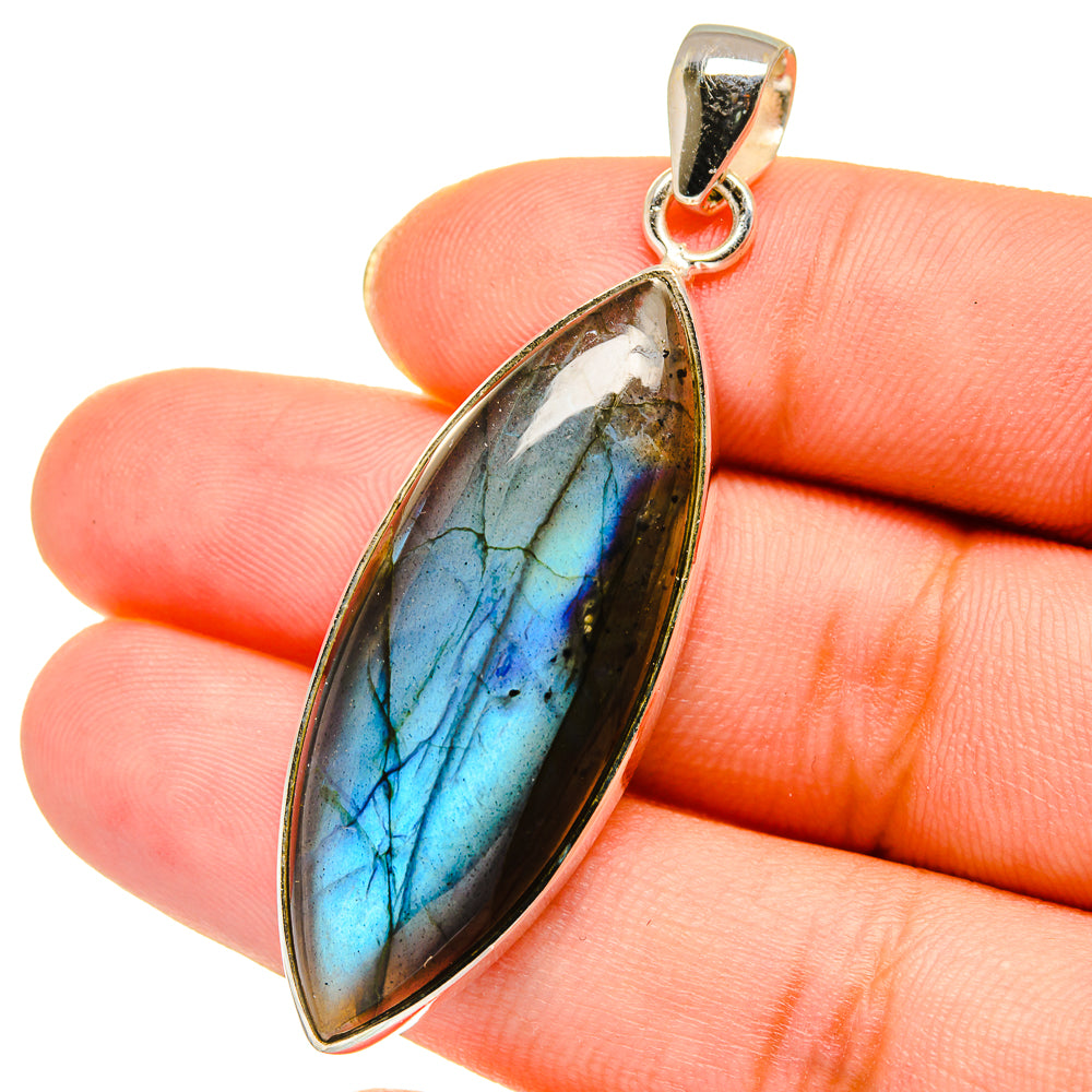 Labradorite Pendants handcrafted by Ana Silver Co - PD14196