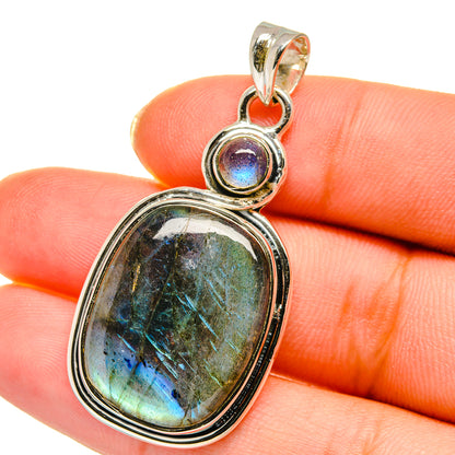 Labradorite Pendants handcrafted by Ana Silver Co - PD14206