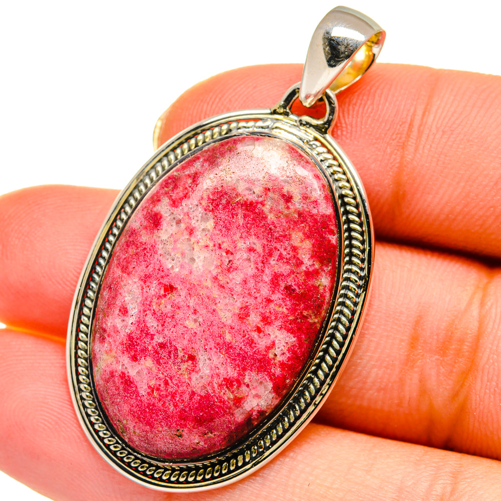 Thulite Pendants handcrafted by Ana Silver Co - PD14208
