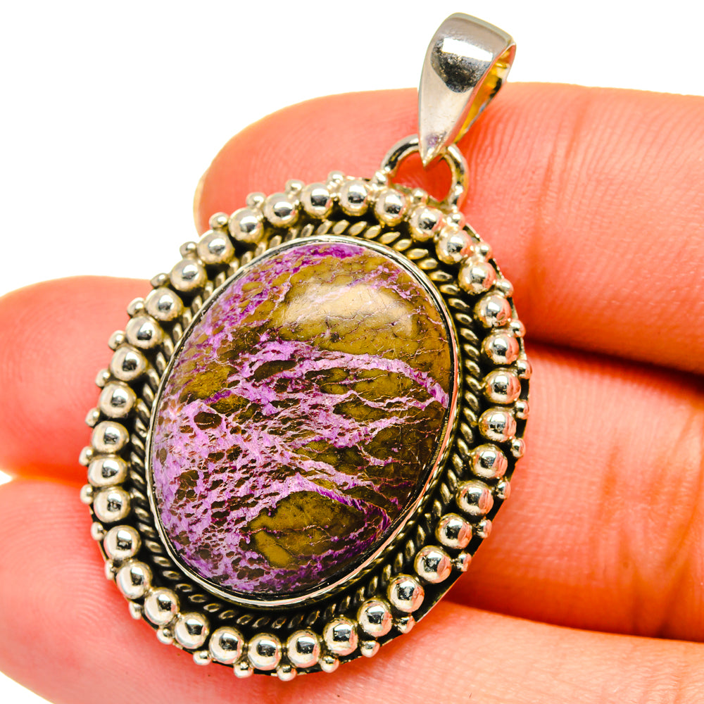 Stichtite Pendants handcrafted by Ana Silver Co - PD14209
